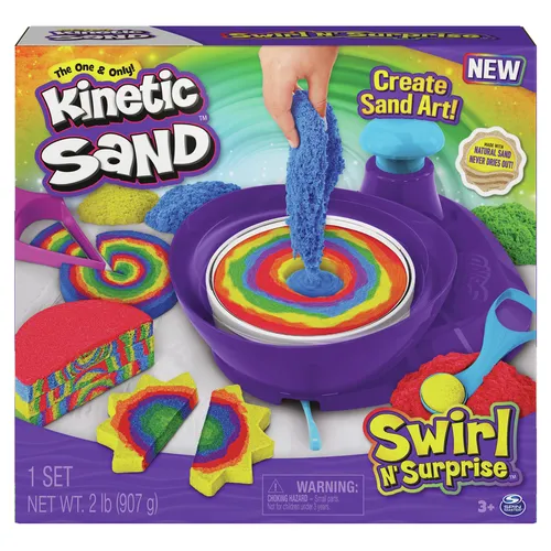 Kinetic Sand |Set Gioco Swirl N' Surprise...