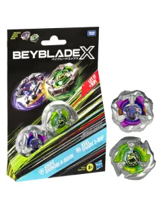 Beyblade X, Dual Pack, assortimento di 2 trottole