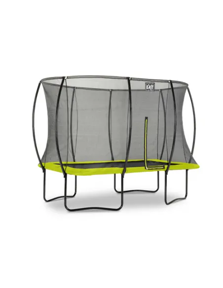 EXIT Silhouette trampoline 244x366cm - green Esterno Rettangolare Molla elicoidale Trampolino fuori terra