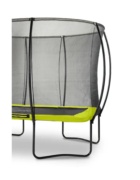 EXIT Silhouette trampoline 244x366cm - green Esterno Rettangolare Molla elicoidale Trampolino fuori terra