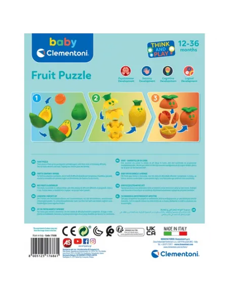 Baby 17686 puzzle Puzzle a blocchi 4 pz Cibo e bevande