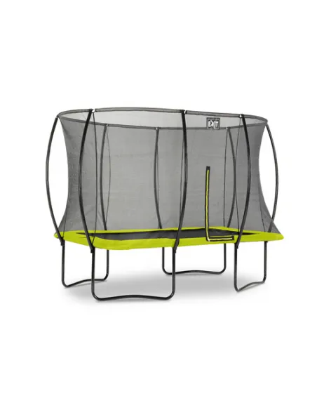 EXIT Silhouette trampoline 214x305cm - green Esterno Rettangolare Molla elicoidale Trampolino fuori terra