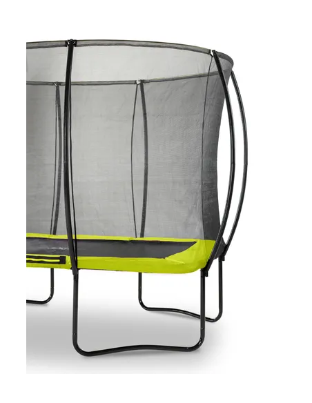 EXIT Silhouette trampoline 214x305cm - green Esterno Rettangolare Molla elicoidale Trampolino fuori terra