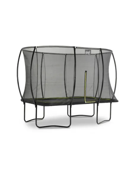 EXIT Silhouette trampoline 244x366cm - black Esterno Rettangolare Molla elicoidale Trampolino fuori terra