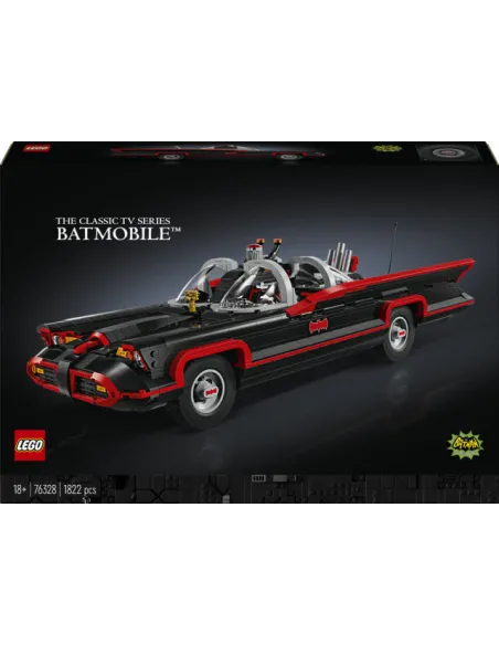 LEGO DC 76328 Batman: Batmobile Classic TV Series, Kit Modellismo da Collezione per Adulti, Idea Regalo Fan del Supereroe