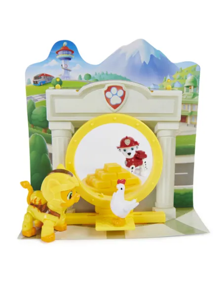 PAW Patrol , Set Gioco Cat Pack, Set a sorpresa con personaggi (Leo e Marshall o Rory e Skye), giocattoli per bambini dai 3 anni