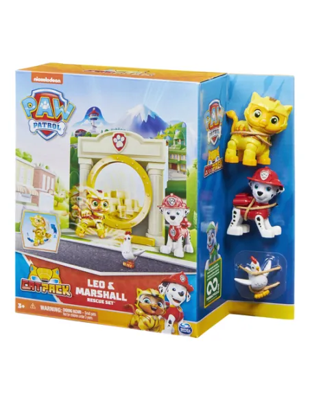 PAW Patrol , Set Gioco Cat Pack, Set a sorpresa con personaggi (Leo e Marshall o Rory e Skye), giocattoli per bambini dai 3 anni