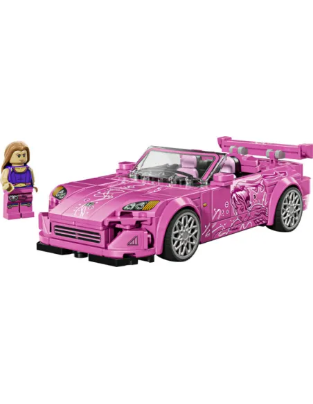 LEGO Speed Champions 77241 2 Fast 2 Furious Honda S2000, Macchina Giocattolo Rosa con Minifigure di Suki, Regalo Bambini 9+