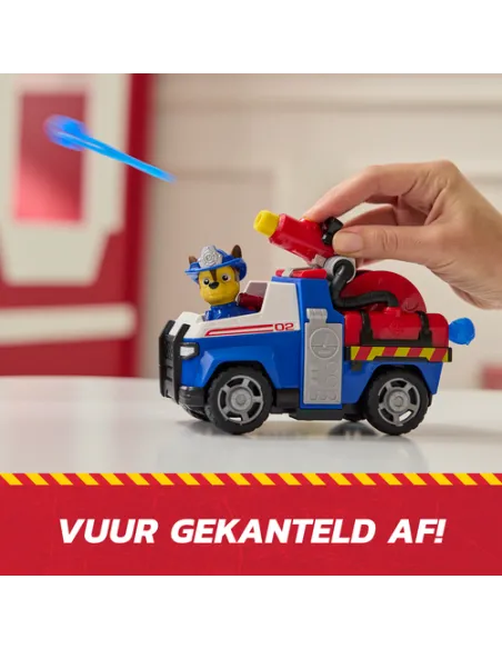 PAW Patrol Fire Rescue: Veicolo Antincendio di Chase con Personaggio, Lanciamissili e Camion Giocattolo, Giocattoli per Bambini 