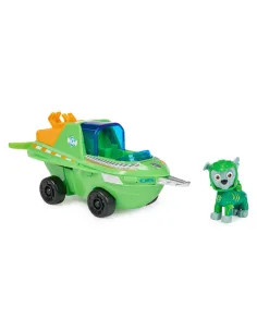 PAW Patrol , Veicolo Trasformabile Aqua Pups di Rocky per... 2