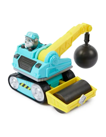 Rubble & Crew , Veicolo da lavoro di Motor, Palla demolitrice con personaggio da collezione, giocattoli per bambini dai 3 anni i