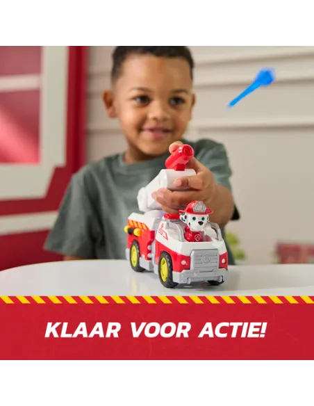 PAW Patrol Fire Rescue: Camion dei Pompieri di Marshall con Personaggio, Lanciamissili e Veicolo Giocattolo, Giocattoli per Bamb