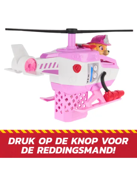 PAW Patrol Fire Rescue: Elicottero Antincendio di Skye con Personaggio, Gattino ed Elicottero Giocattolo, Giocattoli per Bambini