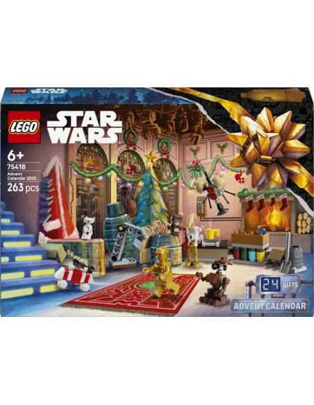 LEGO Star Wars 75418 Calendario dell'Avvento 2025, Gioco per il Conto alla Rovescia di Natale con 24 Sorprese, Idea Regalo 6+