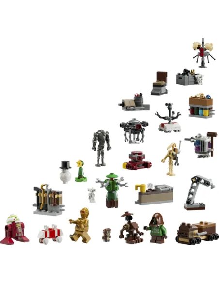 LEGO Star Wars 75418 Calendario dell'Avvento 2025, Gioco per il Conto alla Rovescia di Natale con 24 Sorprese, Idea Regalo 6+