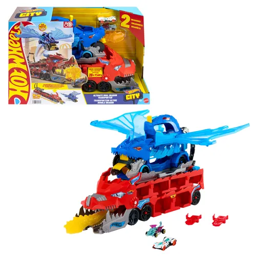 HOT WHEELS CITY DRAGO TRASPORTATORE...