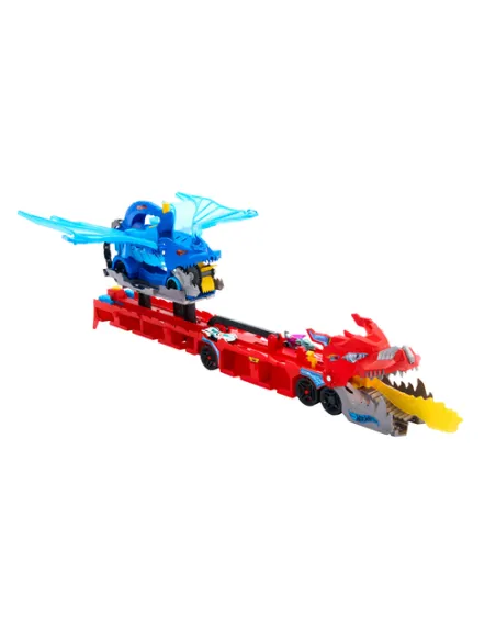 HOT WHEELS CITY DRAGO TRASPORTATORE TRASFORMABILE (JBM72)
