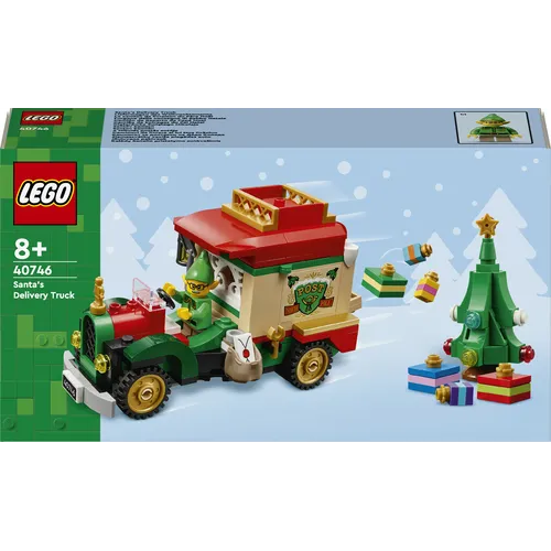 LEGO Iconic Furgone delle consegne di Babbo Natale