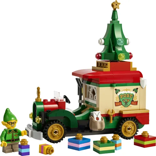 LEGO Iconic Furgone delle consegne di Babbo Natale