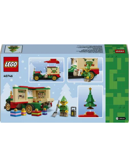 LEGO Iconic Furgone delle consegne di Babbo Natale