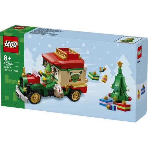 LEGO Iconic Furgone delle consegne di Babbo Natale