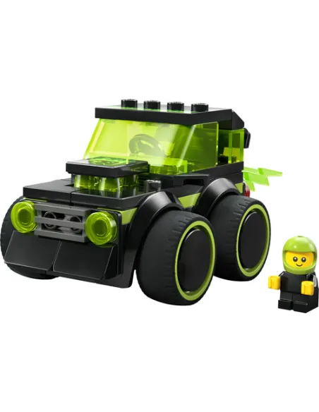 LEGO City 60484 Veicoli – Auto da Corsa da Gioco, Mini Macchina Giocattolo con Minifigure Junior, Regalo per Bambini da 5+