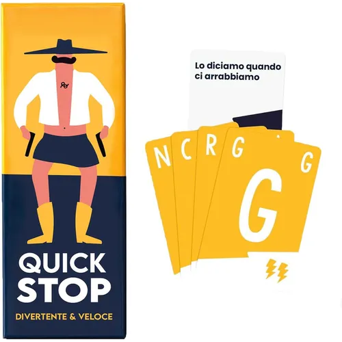 Asmodee Quickstop Carta da gioco Festa