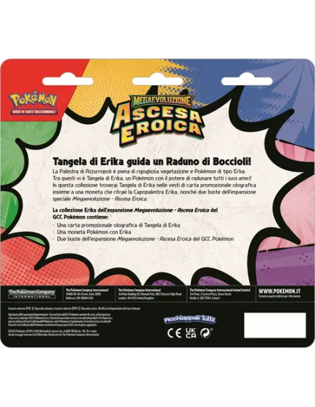 Pokémon Collezione Erika e Ubaldo dell'espansione Megaevoluzione - Ascesa Eroica del GCC