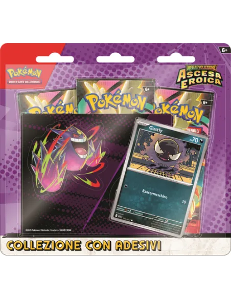Pokémon Collezione con Adesivi dell'espansione Megaevoluzione - Ascesa Eroica (IT)