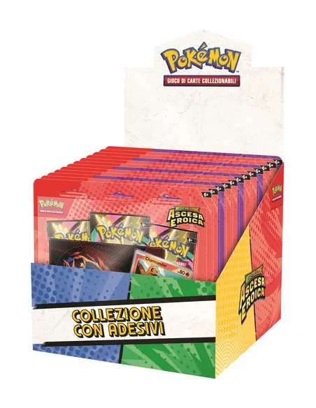 Pokémon Collezione con Adesivi dell'espansione Megaevoluzione - Ascesa Eroica (IT)