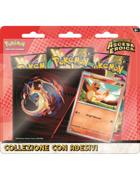 Pokémon Collezione con Adesivi dell'espansione Megaevoluzione - Ascesa Eroica (IT)