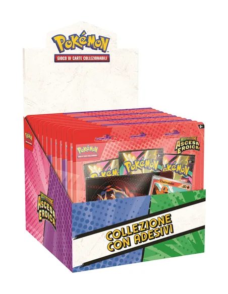 Pokémon Collezione con Adesivi dell'espansione Megaevoluzione - Ascesa Eroica (IT)