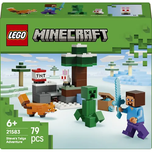 LEGO Minecraft 21583 Avventura di Steve nella...