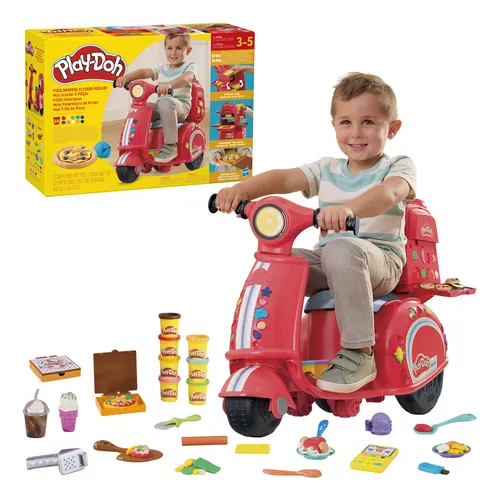 Play-Doh Pizza Delivery Scooter, playset con...