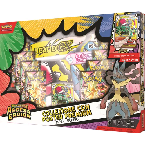 Pokémon Collezione con Poster Premium di Mega...