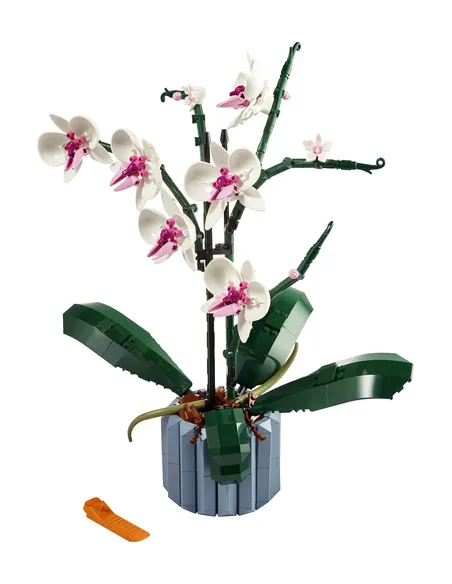 LEGO Botanicals 10311 Orchidea, Set per Adulti da Collezione, Hobby Creativi, Modellino da Costruire con Fiori Finti e Vaso