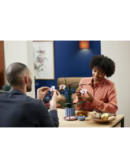 LEGO Botanicals 10311 Orchidea, Set per Adulti da Collezione, Hobby Creativi, Modellino da Costruire con Fiori Finti e Vaso