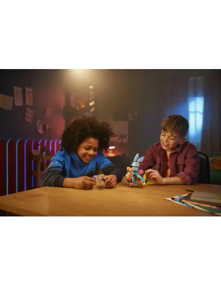 LEGO DREAMZzz 71453 Izzie e il Coniglio Bunchu, Figura di Animale Giocattolo da Costruire in 2 Modi Basato sullo Show TV