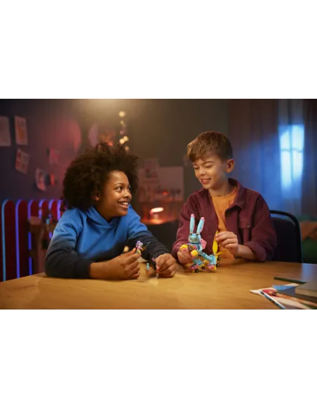 LEGO DREAMZzz 71453 Izzie e il Coniglio Bunchu, Figura di Animale Giocattolo da Costruire in 2 Modi Basato sullo Show TV