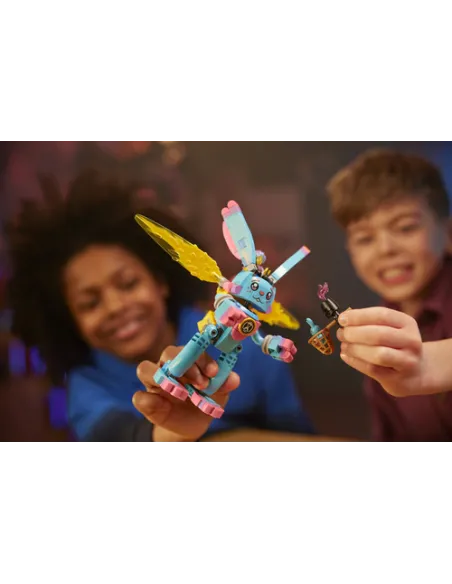 LEGO DREAMZzz 71453 Izzie e il Coniglio Bunchu, Figura di Animale Giocattolo da Costruire in 2 Modi Basato sullo Show TV