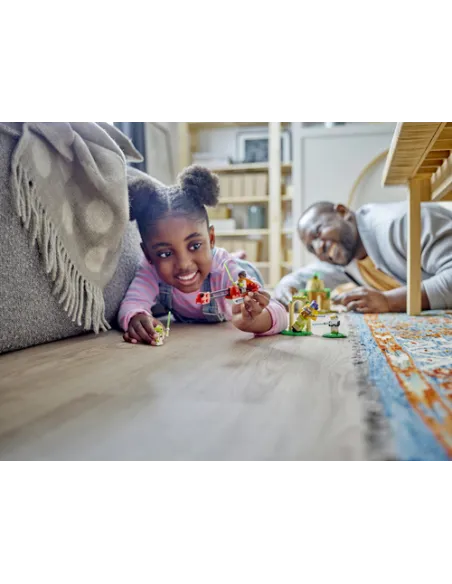 LEGO Star Wars 75358 Tempio Jedi su Tenoo con Maestro Yoda, Spade Laser Giocattolo, Droide e Speeder Bike, Giochi per Bambini 4+