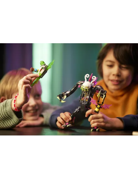 LEGO DREAMZzz 71455 Il Mostro Gabbia Custode Oscuro con Z-Blob Trasformabile in Mini-Aereo Giocattolo o Hoverbike e Minifigure