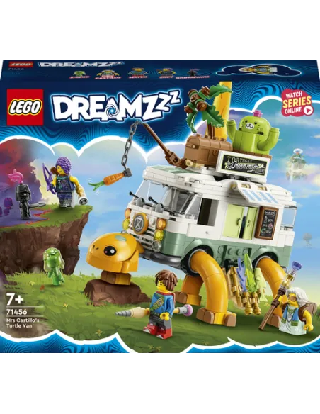 LEGO DREAMZzz 71456 Il Furgone Tartaruga della Signora Castillo, Camper Giocattolo Costruibile in 2 Modi con Figura di Z-Blob