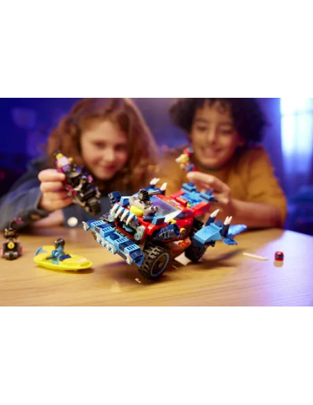 LEGO DREAMZzz 71458 Auto-Coccodrillo, Giocattolo 2in1 da Monster Truck a Macchina-Animale con Jayden e il Cacciatore Notturno