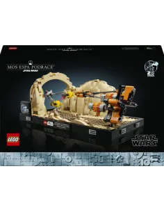 LEGO Star Wars 75380 Diorama Gara dei Sgusci su Mos Espa...