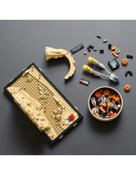 LEGO Star Wars Diorama Gara degli sgusci su Mos Espa