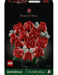 LEGO Botanicals 10328 Bouquet di Rose, Set Fiori Finti...