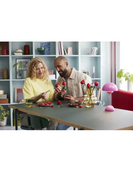 LEGO Botanicals 10328 Bouquet di Rose, Set Fiori Finti per Adulti, Idea Regalo per Donna o Uomo dalla Collezione Botanica