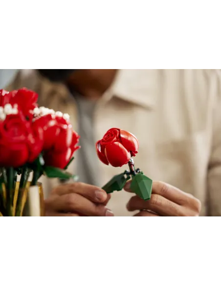 LEGO Botanicals 10328 Bouquet di Rose, Set Fiori Finti per Adulti, Idea Regalo per Donna o Uomo dalla Collezione Botanica