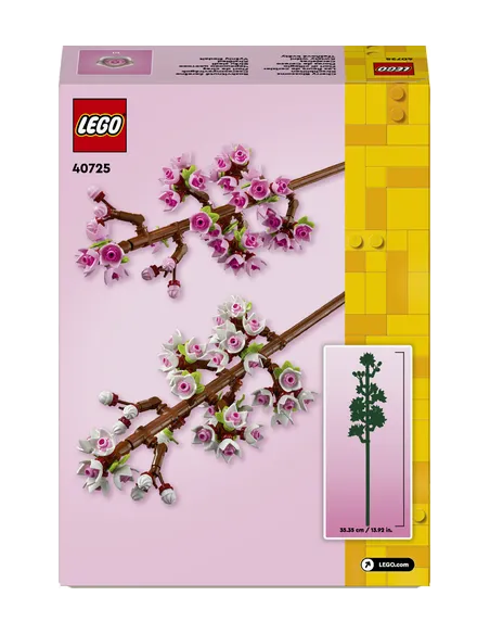 LEGO Botanicals 40725 Fiori di Ciliegio, Set per Adulti, Bambine e Bambini da 8+, Regalo Collezione Botanica per Donna o Uomo